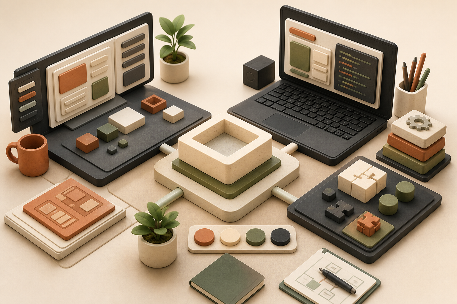 A unique 3D technical partnership workspace.